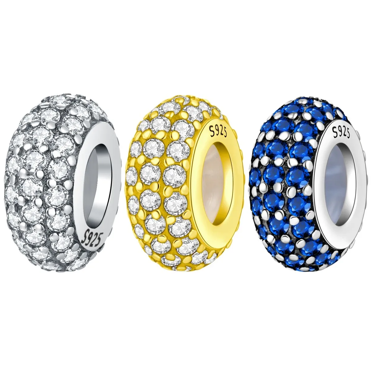 

Бусина-разделитель MISEFF S925 из стерлингового серебра с силиконовыми заглушками для браслетов, оригинальный компонент для создания украшений своими руками, подарок для женщин