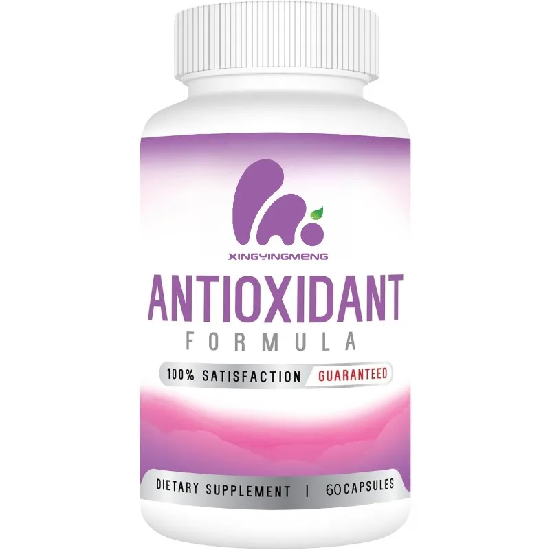 

Natural antioxidant supplement, containing pomegranate, mangosteen, and goji berry capsules, for immune support -60 capsules