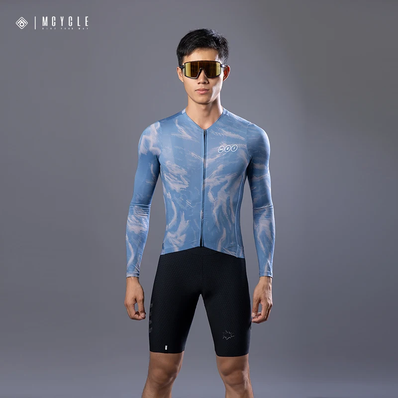 

Mcycle New Style Cycling Shirt for Man Breathable Sportswear with Custom Logo Sublimation Wholesale Cycling Clothing