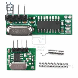 Módulo receptor y transmisor de RF de 433Mhz, Kit de bricolaje, módulo RF Ultra aberrante