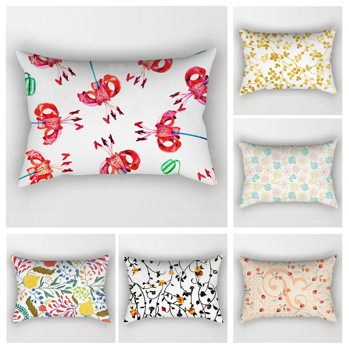 Modern Decorative Cushion for Home Living Room Decor Throw Pillow Cover 48*74 30x50cm 40x60cm 50x70cm Abstract bedroom bed sofa
