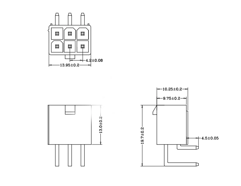 50pcs 6-pin connector power connector looper for Asic miner antminer S9 S9k S9j l3 DR3 T9 Z11 Z9 B7 X3 A4 A9 M3 Z1PRO Eibt E10.2