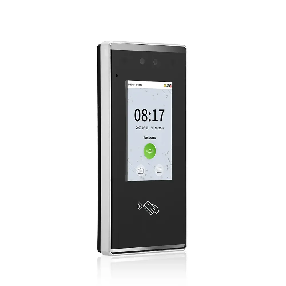 ZK مقاوم للماء IP65 محطة البيومترية AI التعرف على الوجه الموظف بطاقة RFID وقت الحضور نظام التحكم في الوصول إلى الباب #4