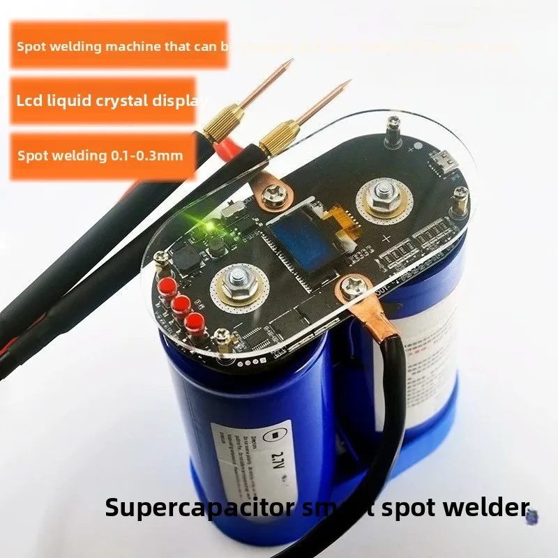 K7 Screen Display Dual Pulse Farad Capacitor Spot Welder for 18650 Battery DIY
