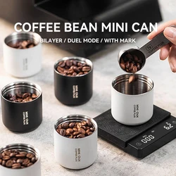 COFFEE PLUS Airtight Coffee Canister Portable Coffee Bean Storage Container with CO2 Releasing Valves Food Storage Container