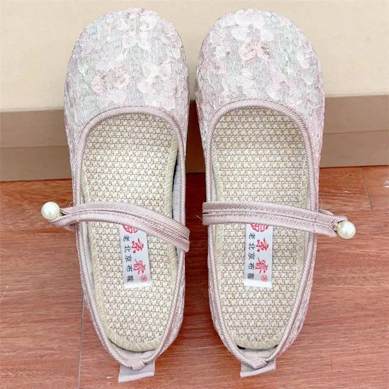 Spring Summer New Style Women's Flat Shoes Breathable Mesh Slip-On Bean Shoes Fashionable Versatile Light Weight Traditional ...
