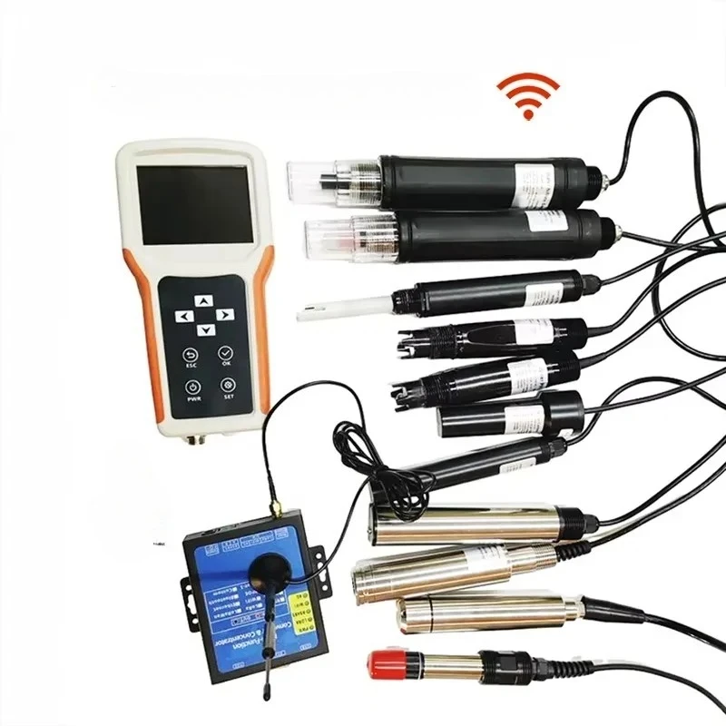 RS485 GPRS 4G WIFI LORA LORAWAN MULTI-PARAMETER PH EC ORP AMMONIA TEMPERATURE SUPPORTS WIRELESS WATER QUALITY SENSORS ANALYZER