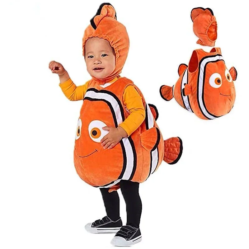 Bear House AA bebé niños pez payaso disfraz de Pixar película animada encontrar Nemo Navidad Cosplay costo nuevo 2025 WKD001