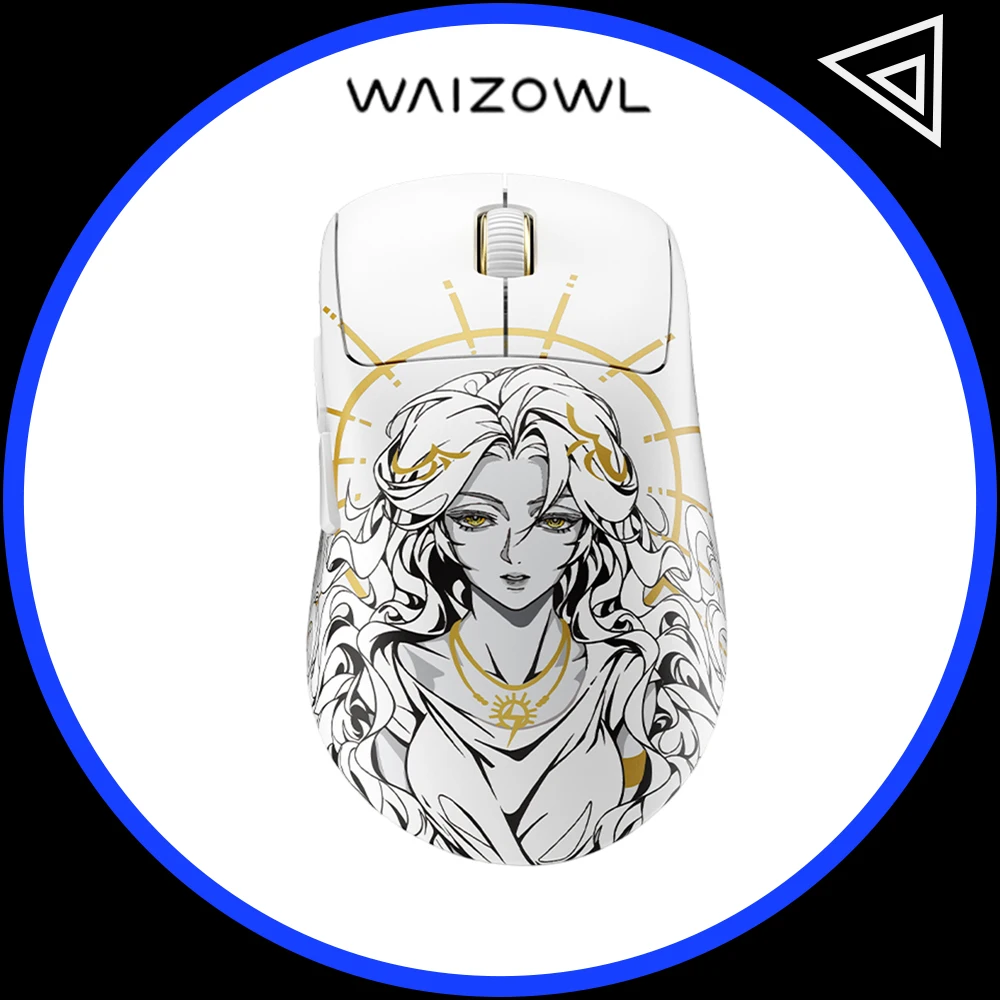 WAIZOWL ogm proV2 wireless mouse tri mode  paw3950 8k return ergonomics esports gaming mouse pc accessories gamer mouse gifts