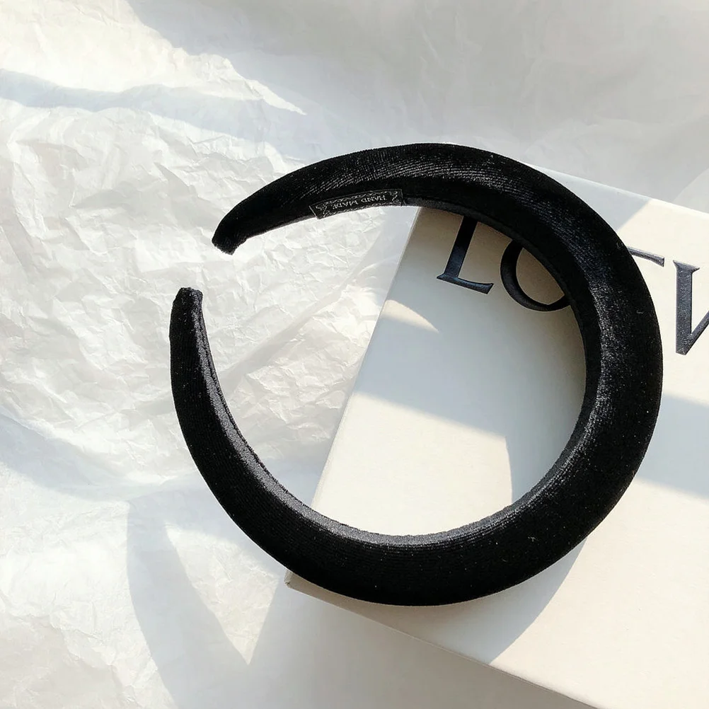 

1pc Sponge Cloth Covered Hoop Wide Hair Band For Women Soft Headband Accessory Stylish Gift Women Hair Hoop