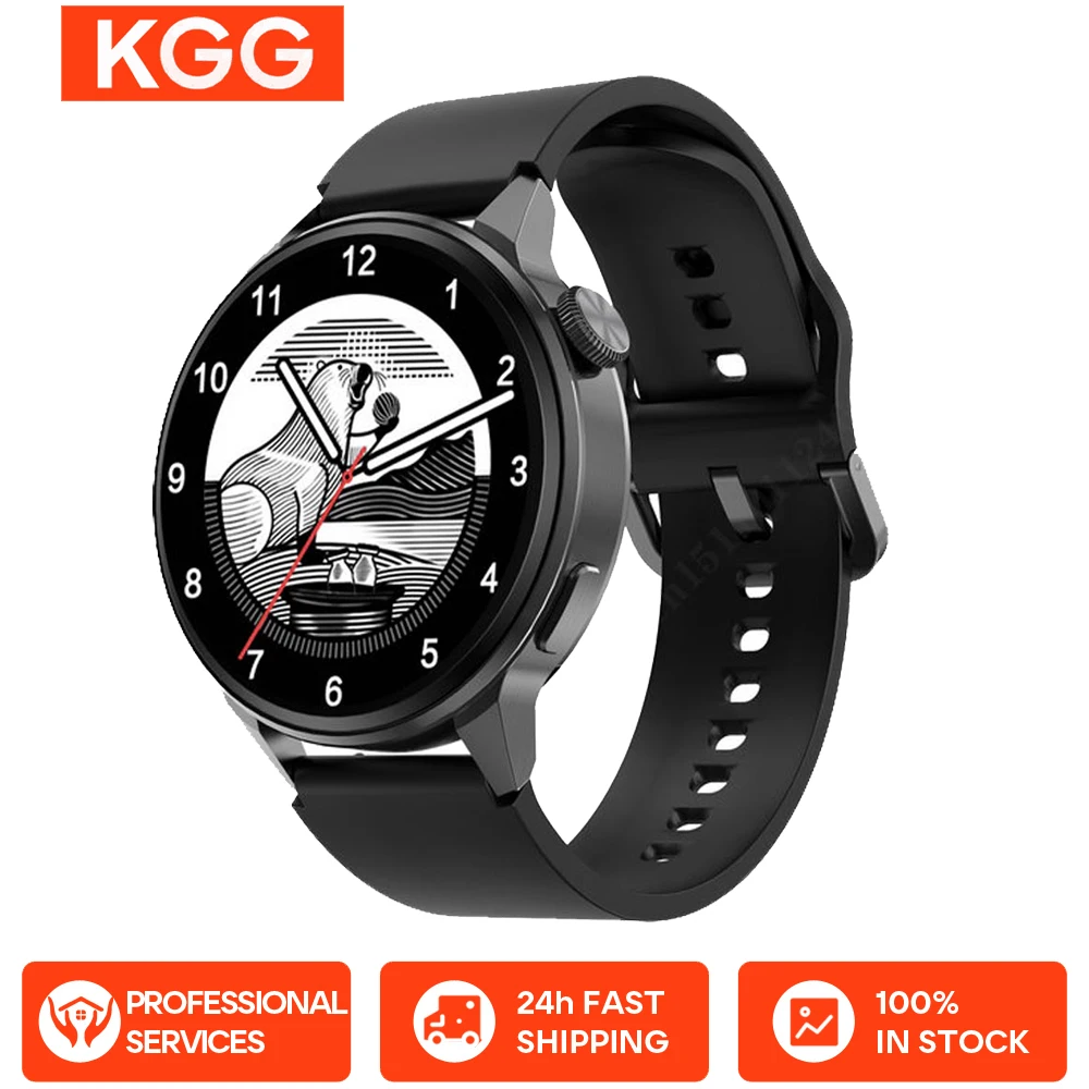 Reloj inteligente DT4 + para hombre, rastreador GPS 390*390, llamada Bluetooth, NFC, asistente de voz, contraseña, carga inalámbrica, reloj inteligente para mujer