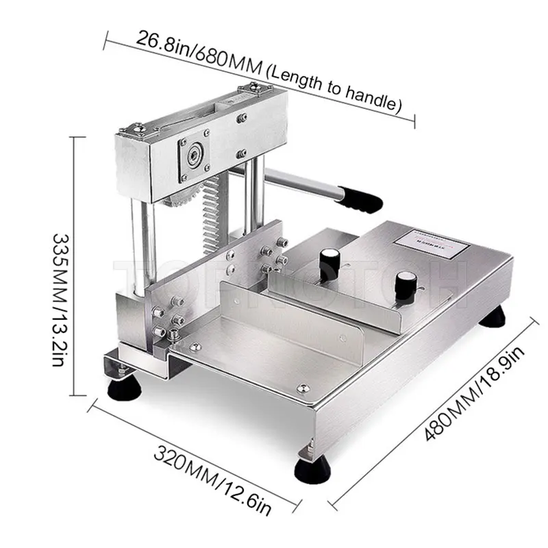 Stainless Steel Blade Ribs Meat Cutter Manual Bone Saw Cutting Machine