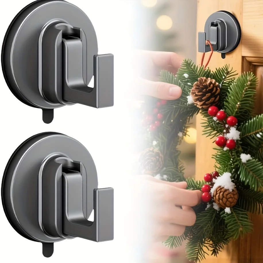 

2 шт. крючки на присосках для венков на входную дверь, крючки на присосках для душа, крючок на присосках без сверления, держатель для полотенец