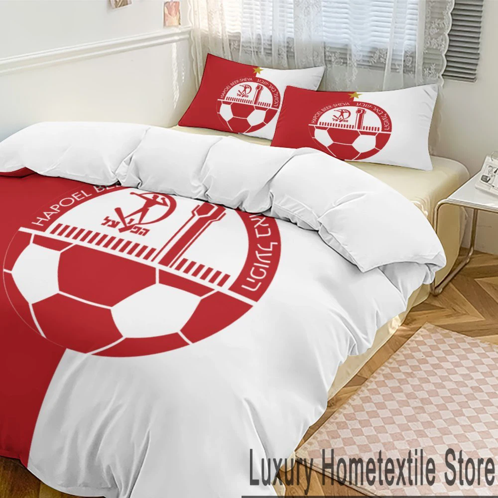 

3D Hapoel Beer Sheva Bedding Set Duvet Cover Bed Set Quilt Cover Pillowcase Comforter king Queen Size Boys Adult Bedding Set