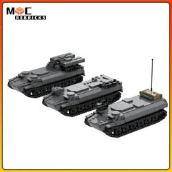 Military Vehicle Multi Purpose Tracked Armored Fighting Vehicle Building Block Model Puzzle Collection Brick Toys Children Gift