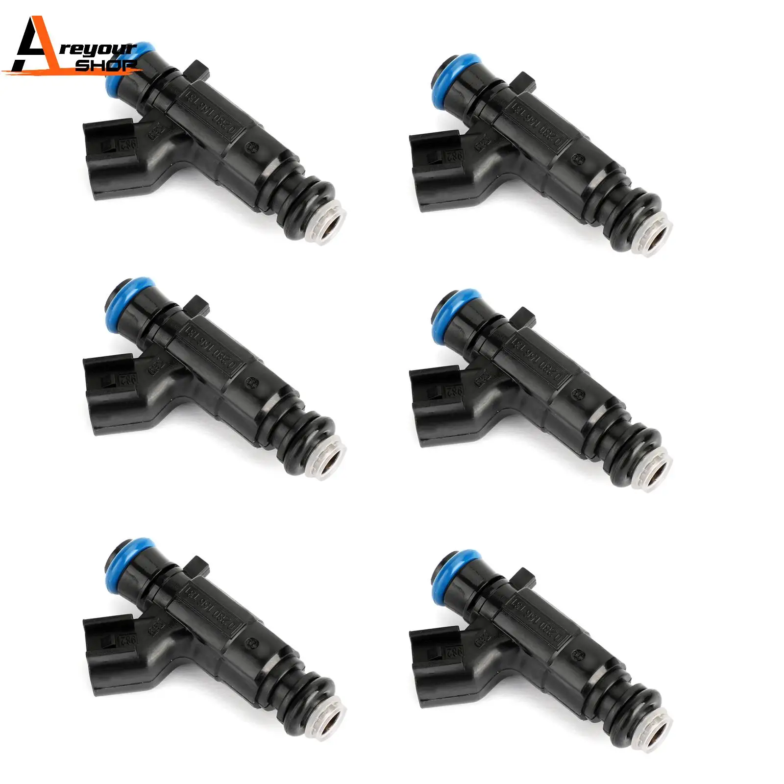 Areyourshop 0280156131 Fuel Injectors For Buick For Cadillac 3.6L 0280156131 12571159 Durable Fuel Injector Car Auto Parts