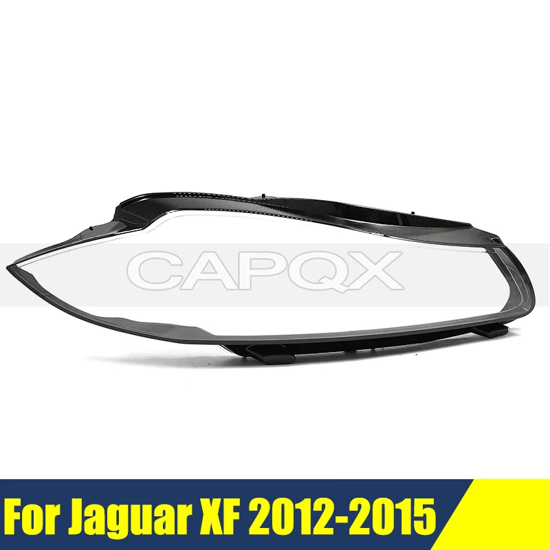 

Front Bumper Headlight Cover For Jaguar XF 2012-2015 Cover Shell Shade Head Lamp Glass Head Light Lens Caps