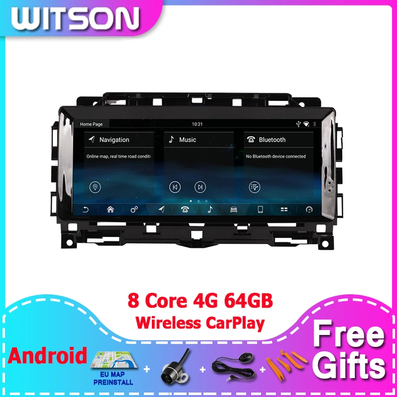 WITSON 10.25'' Android 13 Car Multimedia Car Radio For Jaguar F-PACE XE 2016-2019 Car Multimedia Stereo GPS CarPlay Player