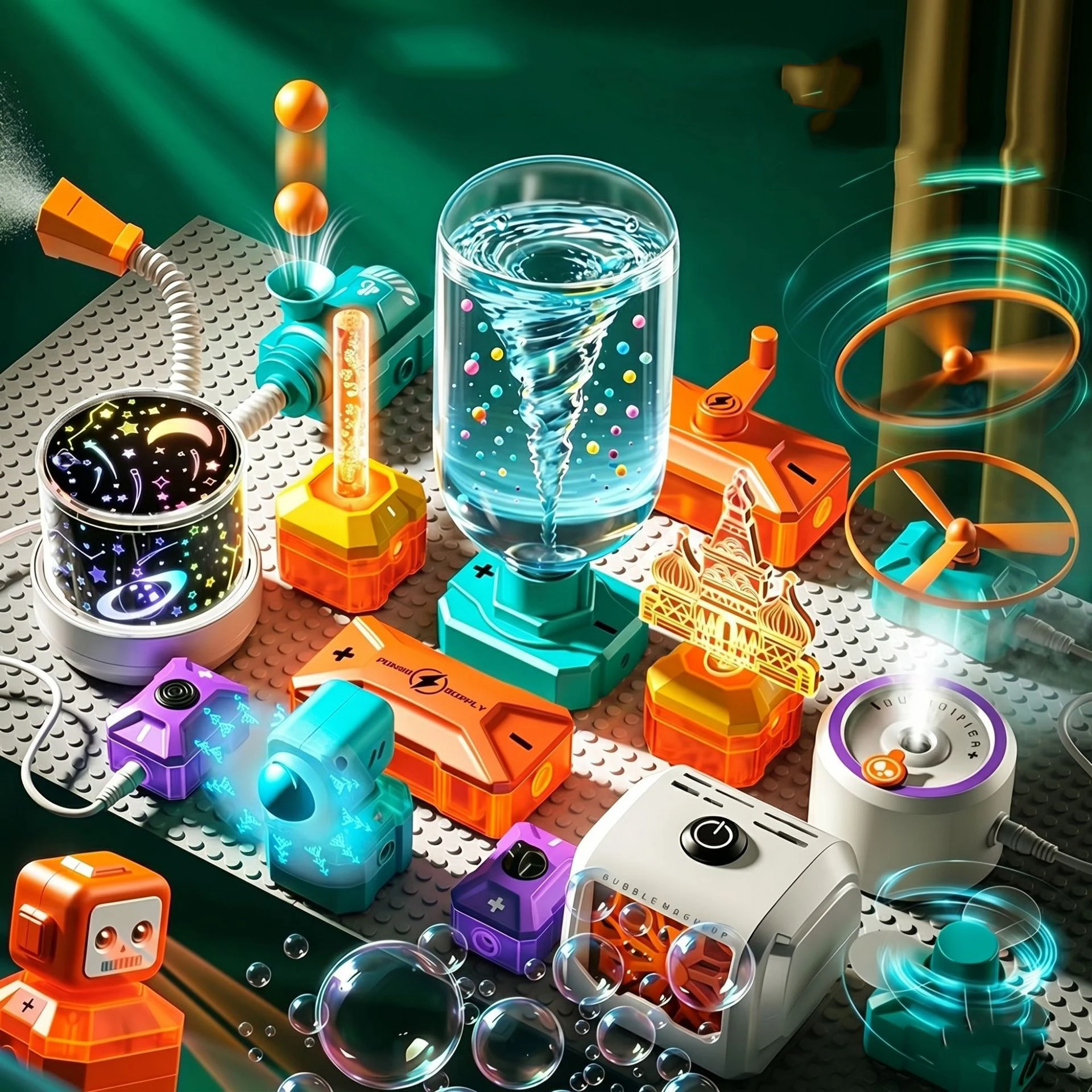new-diy-science-experiment-set-electronic-building-blocks-children's-physical-circuit-experiment-toy-gift-for-boys-girls