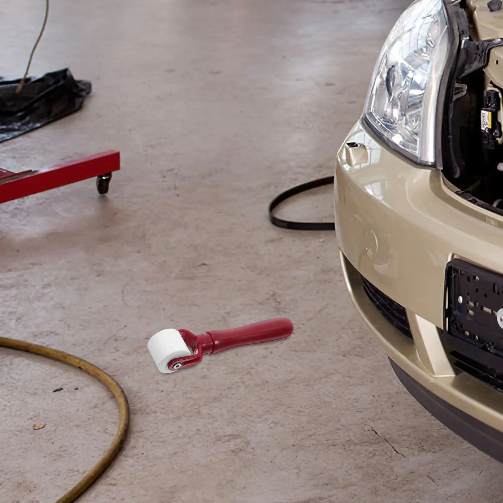 Wallpaper Roller Car Audio Sound Deadening Seam Roller Compact Portable Tool for Easy Application Soundproofing Panel