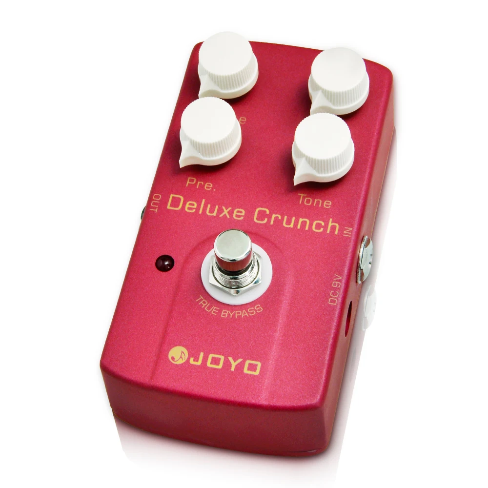 JOYO JF-39 DELUXE CRUNCH Distortion Gitarrenpedal High Gain Bright Sound Classic Crunch Distortion Effect für Punk/Ska/Fusion