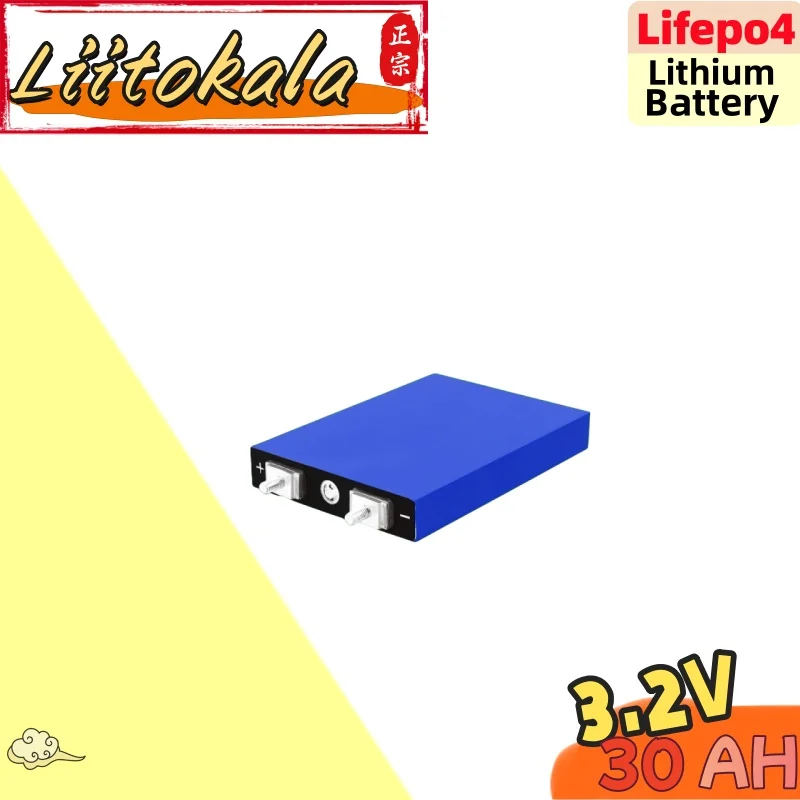 

LiitoKala 3.2v 30ah Lifepo4 1C Discharge Current Bateria Diy 12V 24V 36V 48V Ebike Car Boat Start Solar Motorhome Solar CAMPING