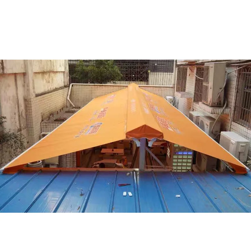 Tuoye 6x3m Large Size Practical Waterproof Parasol Window Awning Garages Canopies With Custom LOGO for Business Buildings