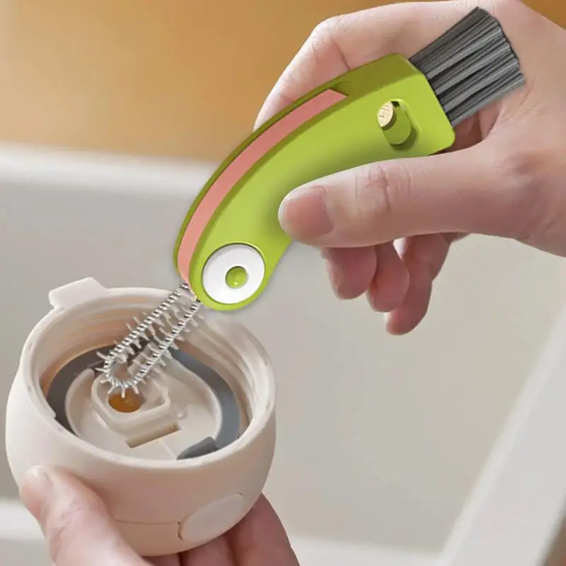 Kitchen Bottle Brush Set Crevice-Targeting Bottle Brush Water Cup Washing Brush With Hung Hole For Home Kitchen Hotel Offices