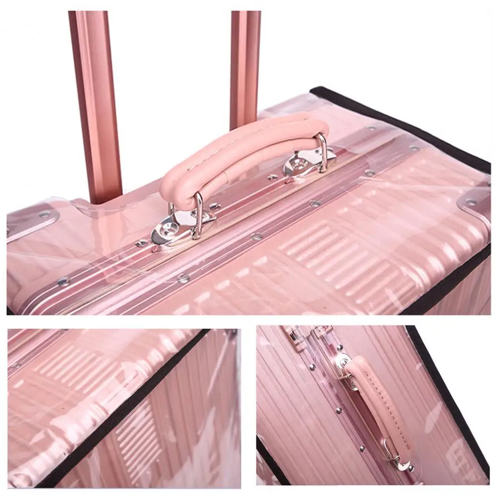 Thickened Suitcase Protector Transparent Suitcase Protective Cover Thickened Wear-resistant Luggage Wrap Waterproof Dustproof