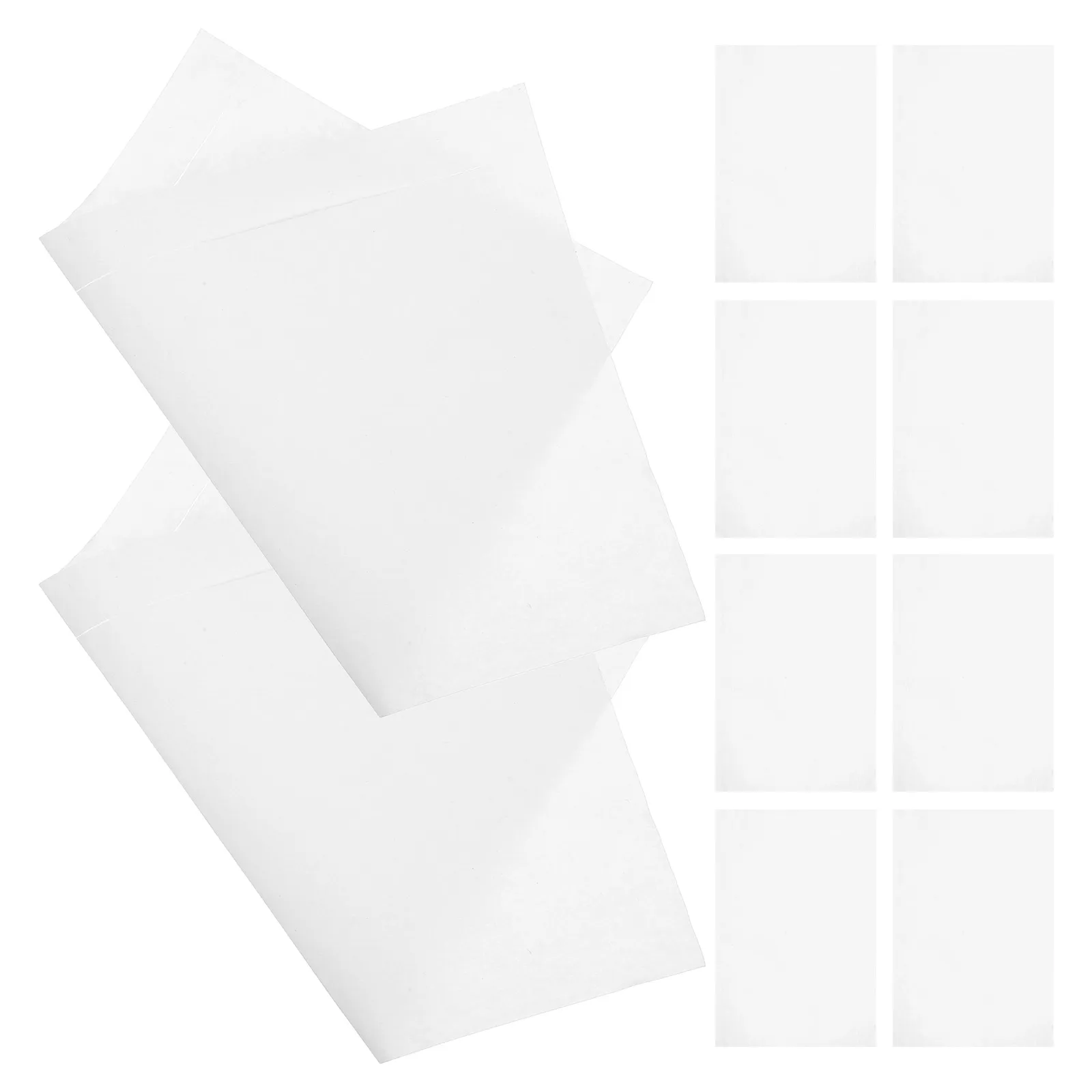 

100 PCS Documents List Bag Package Pe Shipping Label Pouch Clear Plastic Envelope
