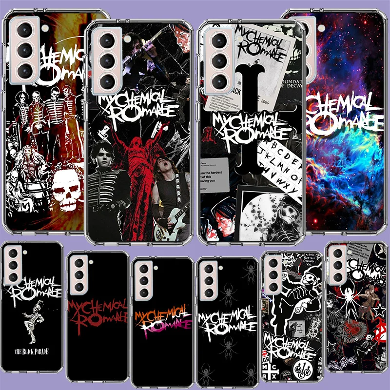 My C-Chemical R-Romance Phone Case For Samsung Galaxy S25 Edge S24 S23 FE S21 S20 S10 Plus S22 S26 Ultra Cover Clear Cases TPU C