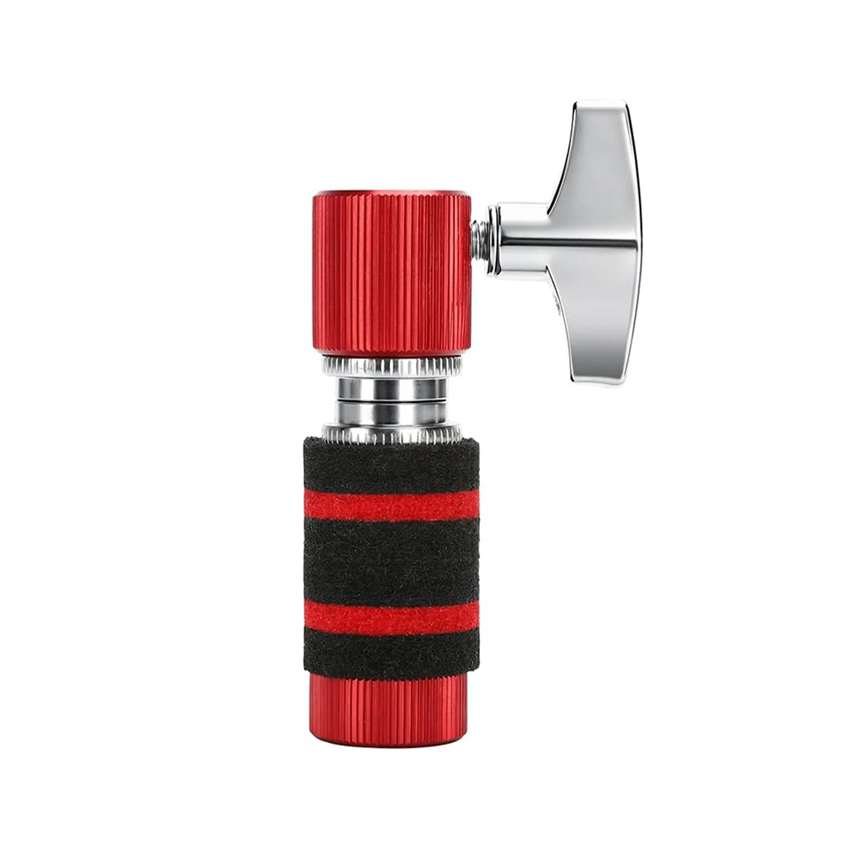 Miwayer Hi-Hat Clutch – All-Aluminum Alloy, Fits 6-8mm Rod, Triple-Lock System, Durable, for Acoustic Drum Set