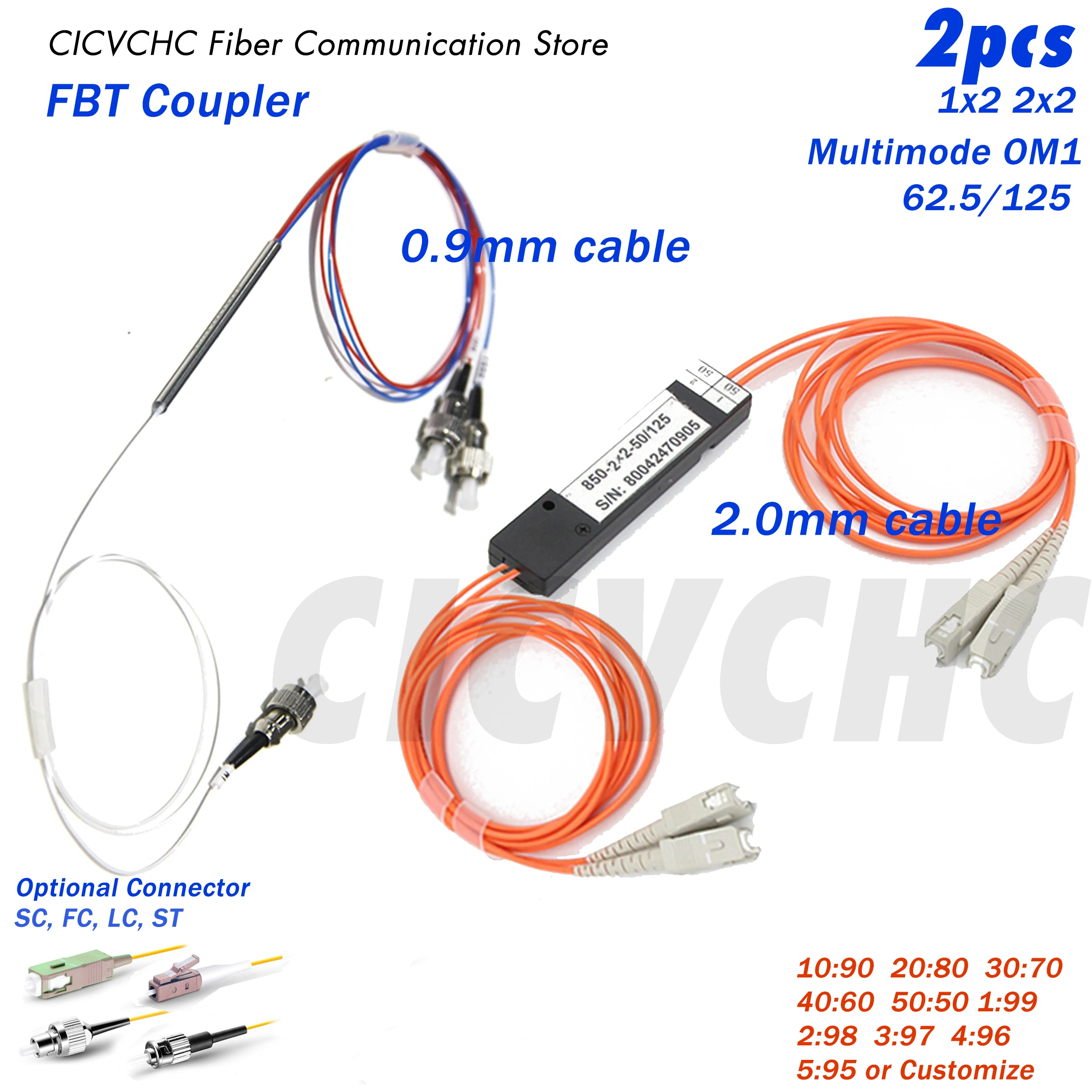 2Pcs Fbt Coupler 1X…
