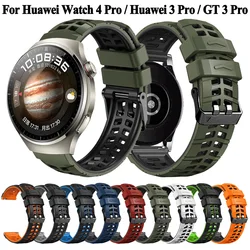 Correa de silicona de 22mm para HUAWEI WATCH 4 Pro, accesorios de repuesto para pulsera, GT5, 4, 3, GT5, GT3 Pro, 46mm