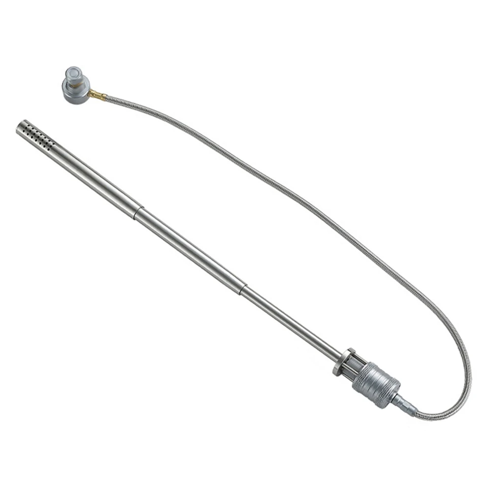 

Retractable Hand Held Fires Starter Gas Appliance for Camping BBQ Cooking Picnic Stainless Steel and Aluminum Alloy