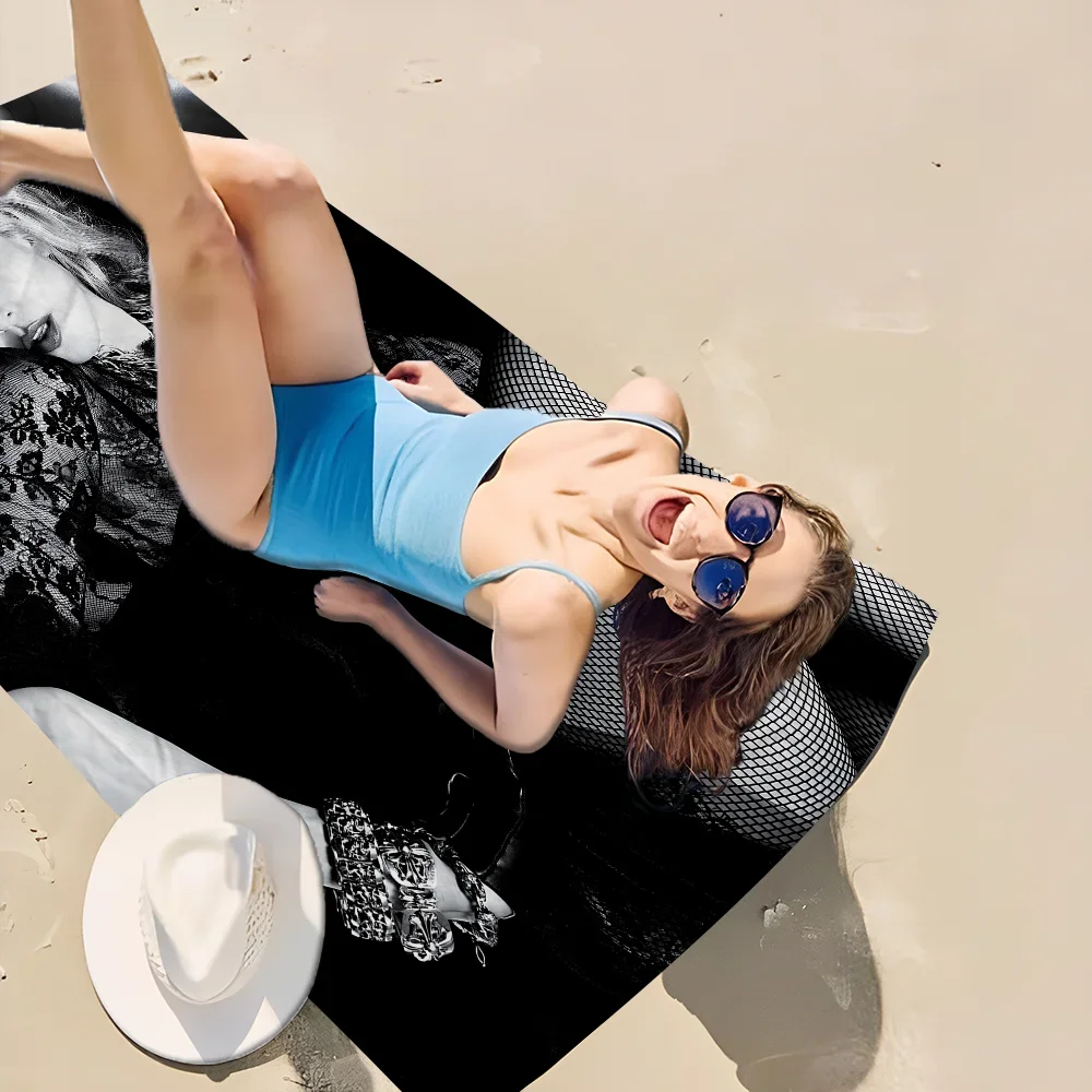 1980s Madonna Towel Microfiber Beach Towel Absorbent Quick dry Soft Yoga Swimming Resort Mountain Climbing Towel
