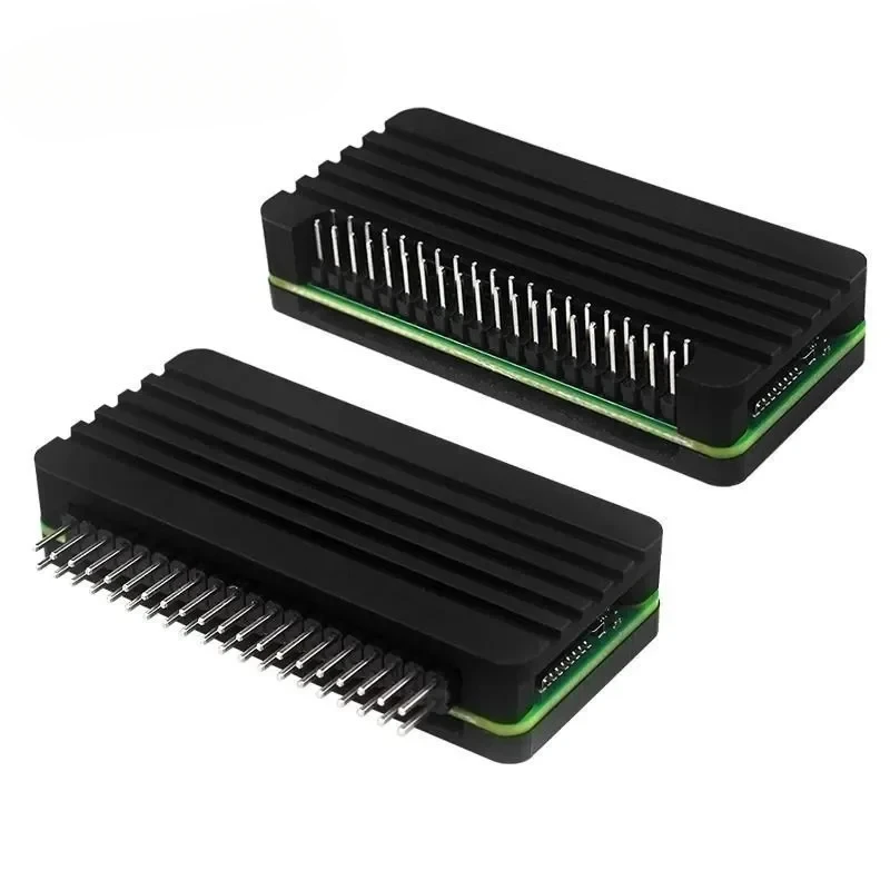 

Для Raspberry Pi Zero/Zero W/Zero 2 Вт комплект защитного чехла из алюминиевого корпуса, универсальный охлаждающий корпус «сделай сам» с контактным разъемом