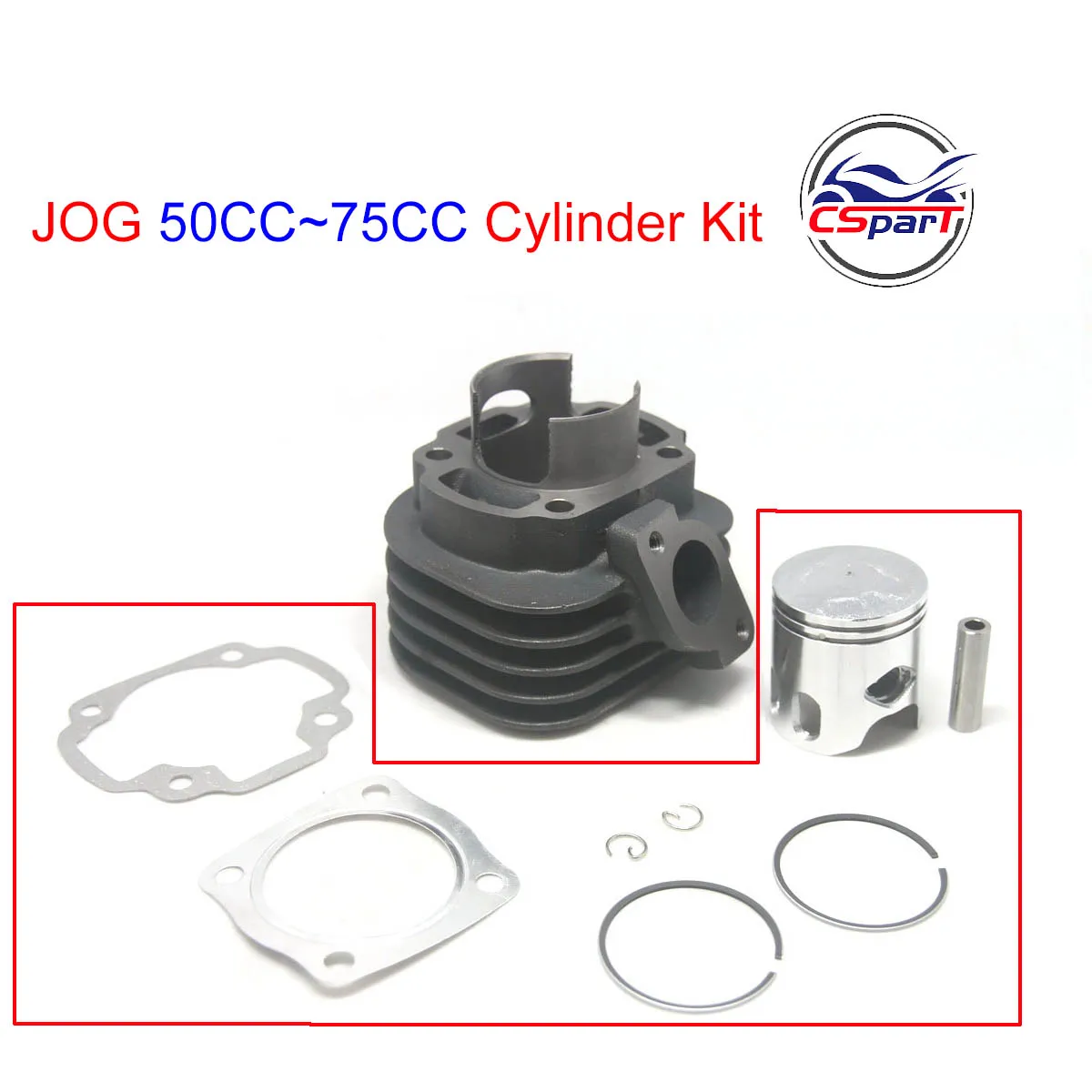 JOG 40MM 47MM 48MM 10MM 12MM Piston Kit For Yamaha 50CC 70CC 80CC Minarelli EVO 5BM 5SU 1E40QMB Keeway Roketa Scooter ATV Buggy