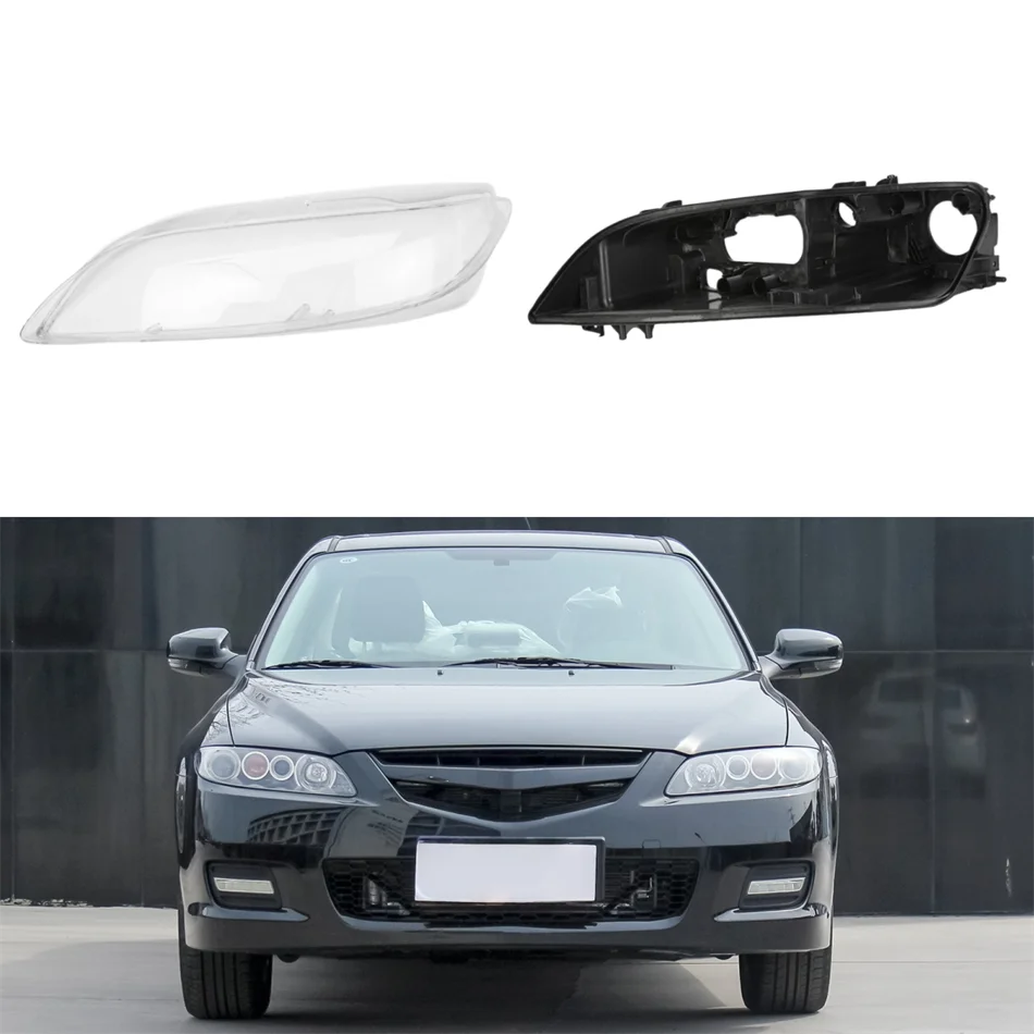 For Mazda 6 M6 2003 2004 2005 2006 2007 2008 2009 2010 2011 2012 2013 2014 2015 Glass replacement Headlight Back Housing Holder