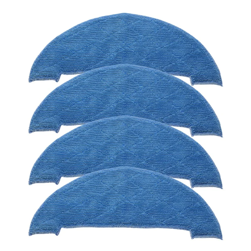 4Pcs Replacement Parts for Ilife V8S X750 X785 V80 Robotic Vacuum Cleaner Mop Cloth