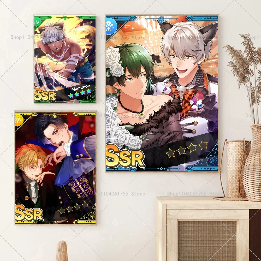 GAME O-obey M-me SSR Role Poster Self-adhesive Art Waterproof Paper Sticker Coffee House Bar Room Wall Decor