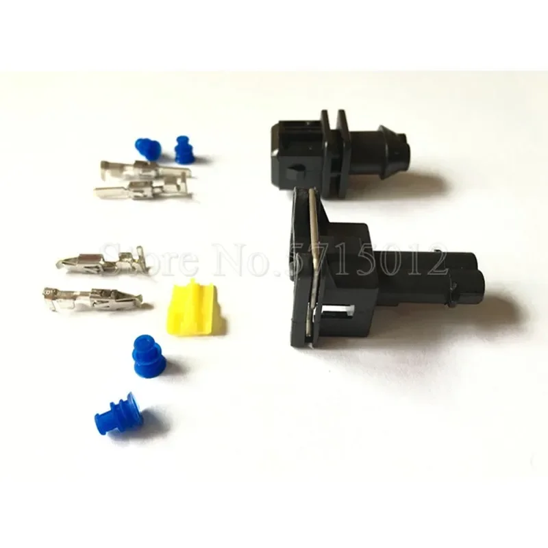 2 Hole Automotive Car Engine Fuel Injector Connector Oil Sensor Plug