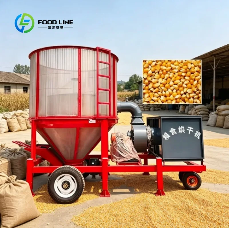 

Grain Dryer Agricultural Drying Machine for Corn Rice Wheat and Seeds Grain Dryer Equipment for Small Farms Grain Storage Use