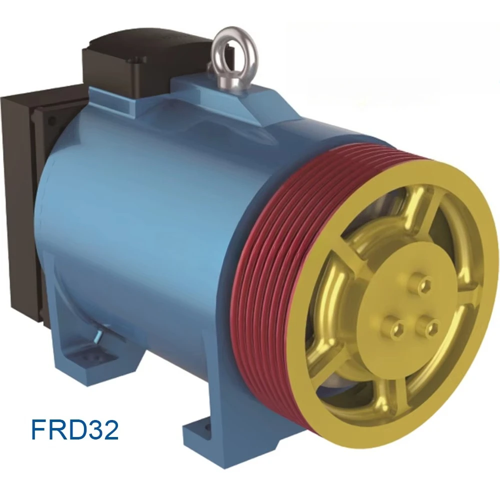 

Load 800 kg Pulley 320mm European Technology Elevator Gearless Traction Machine for Elevator