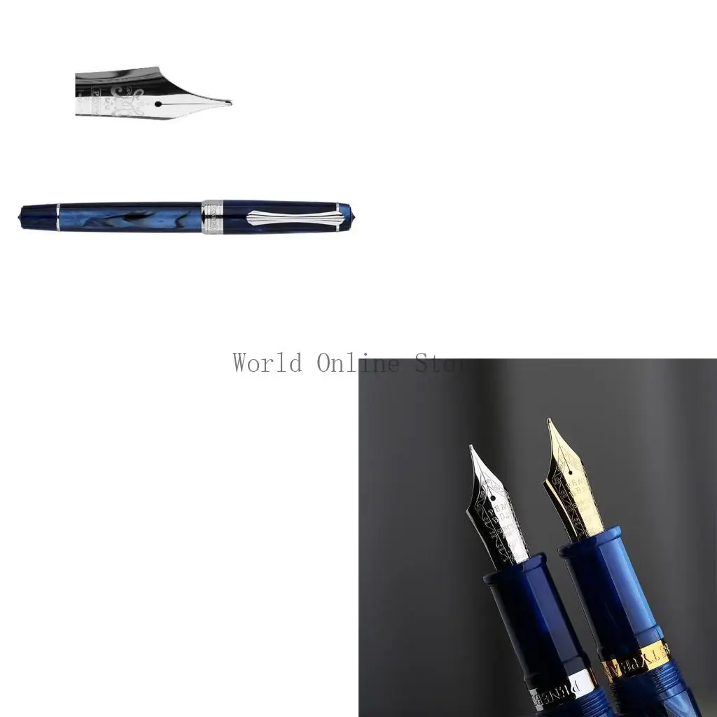 

Fountain Pen Calligraphy Writing Pen Ergonomic Handle Large Inks Capacity 87HC