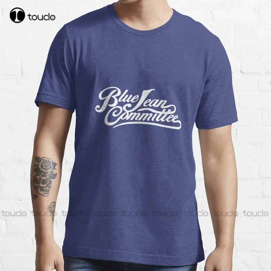 

Футболка Blue Jean Committee Merchandise, рабочие рубашки для мужчин, унисекс для взрослых и подростков, цифровая печать xs-5xl, всесезонный хлопок