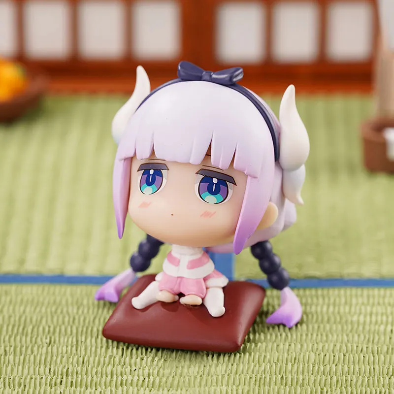 Miss Kobayashi's Dragon Maid Kanna Kamui Kobayashi Q-version Collection Ornament Holiday Gifts Action Figure Model Toys view 5