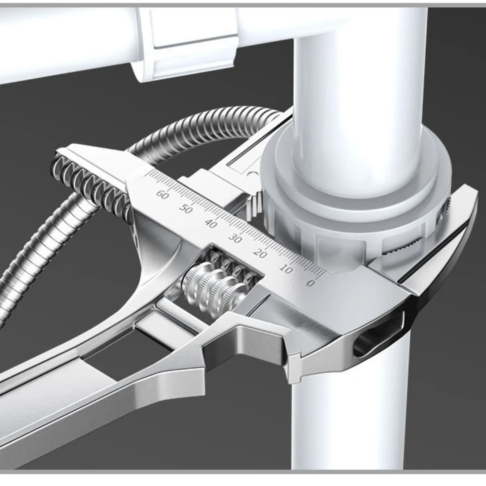 

Регулируемый алюминиевый гаечный ключ 668 мм, легкий вес с точной шкалой для сантехники и механических работ своими руками