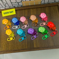 Glow in The Dark Turtle Keychain for Women Bag Pendant Cute Luminous Tortoise Key Chains Animal Keyring Girl Friend Gift