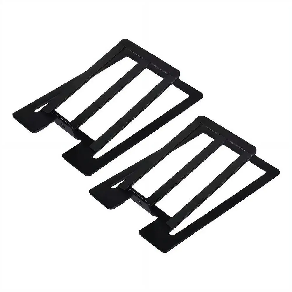 15° Angled HIFI Speaker Stands, Desktop Riser with Vibration Reduction for Bookshelf & Surround Speakers